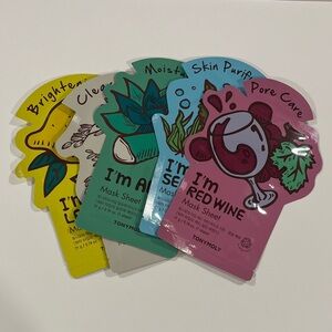 TONYMOLY 5 Assorted Mask Sheets